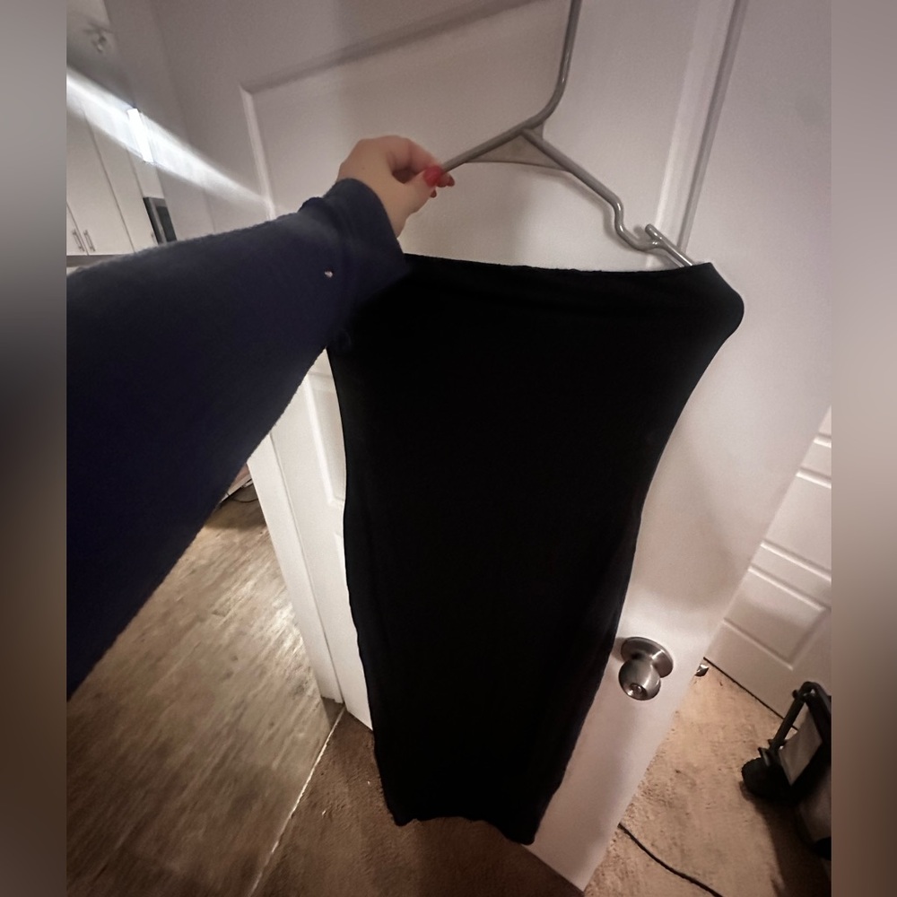 Skims Fits Everybody Black Tube Dress - Picture 3 of 5